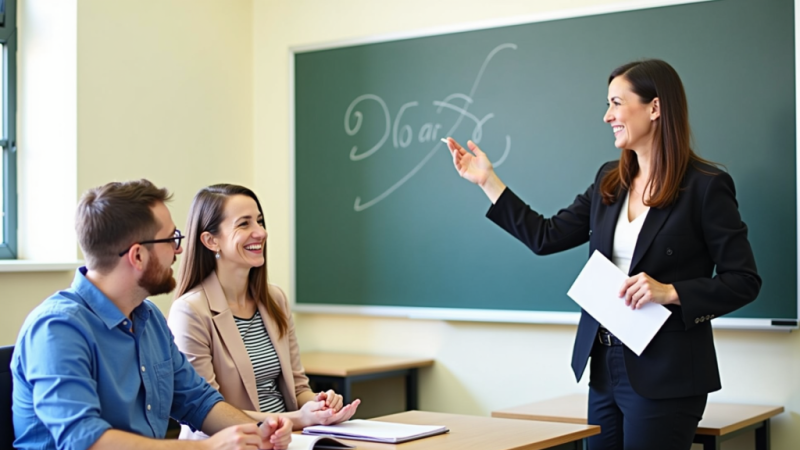 Teacher's Engaging Demonstr