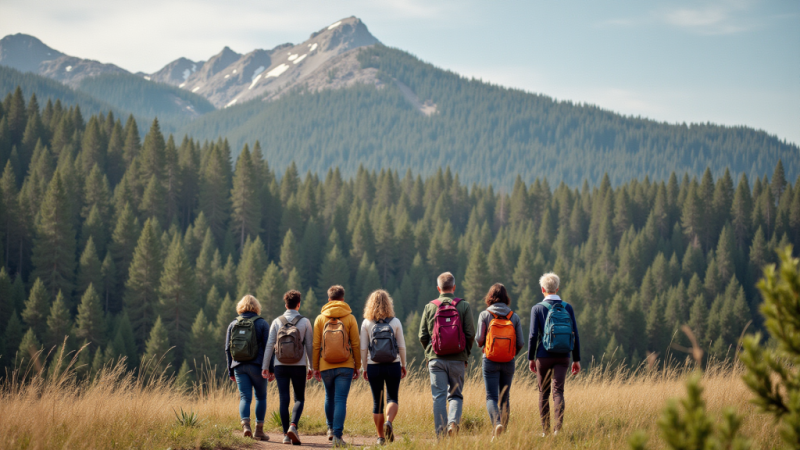 Wanderer's Alpine Adventure